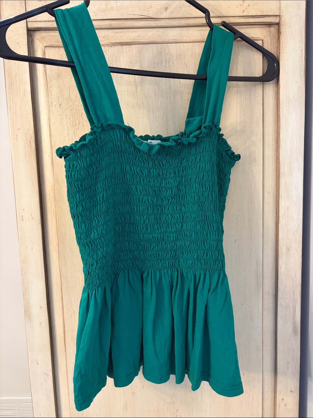 Anthropologie Jewel Tone Green Tank
